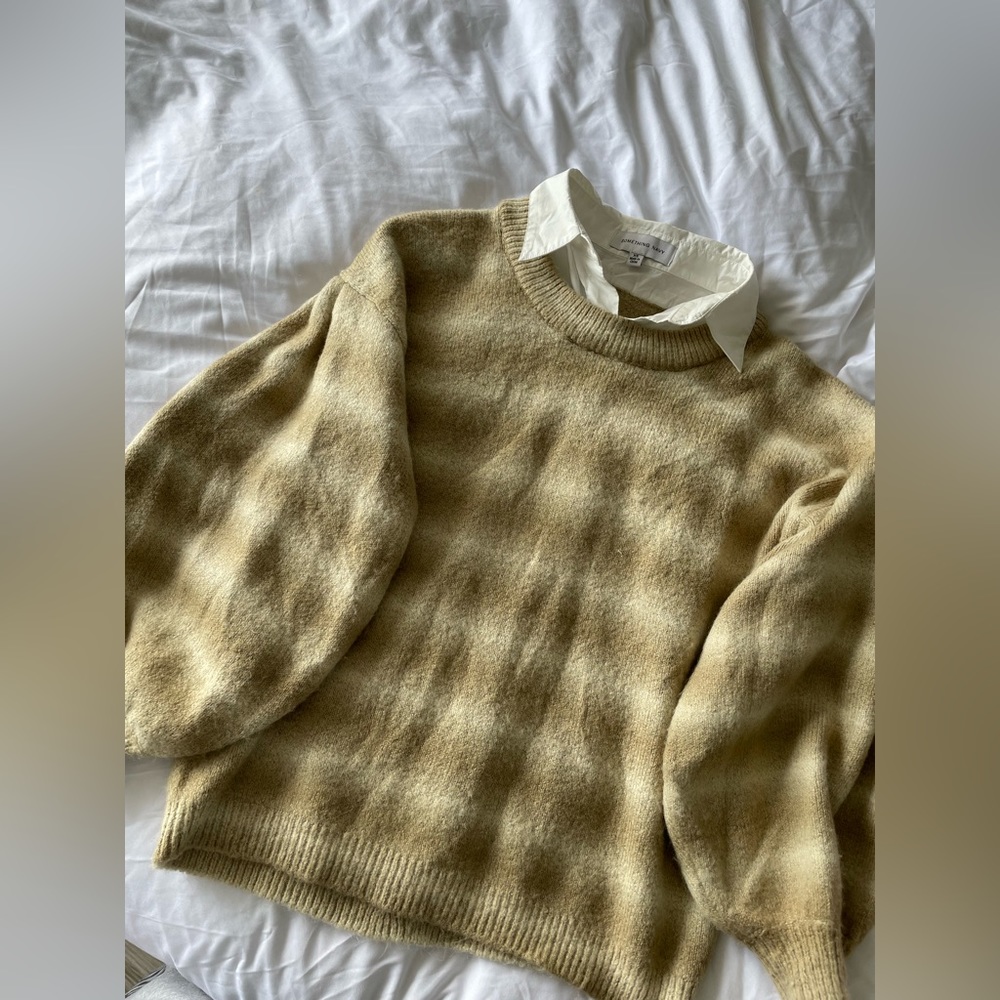 Something Navy Collared Sweater - image 1